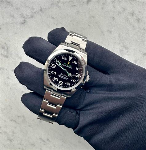 rolex air king settings